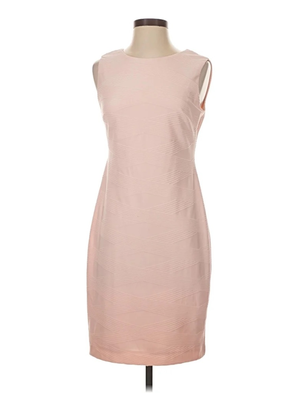 Tommy Hilfiger Sleeveless Blush Pink Cocktail Sheath Dress